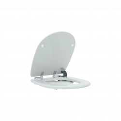 Tampa de sanita VALADARES ESTORIL Suspiro Cinza Queda Macia Feito Para Medir