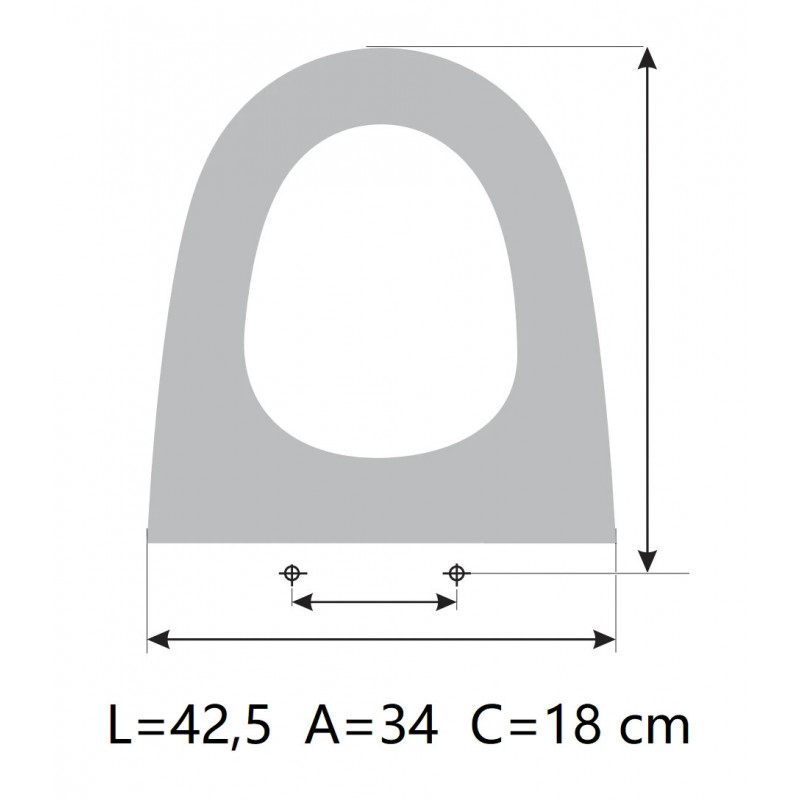 Tampa de sanita VALADARES TWO/TWO SUSPENDIDO Branco Feito Para Medir